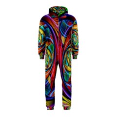 Eye Of The Rainbow Hooded Jumpsuit (kids) by WolfepawFractals