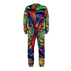 Eye Of The Rainbow Onepiece Jumpsuit (kids) by WolfepawFractals