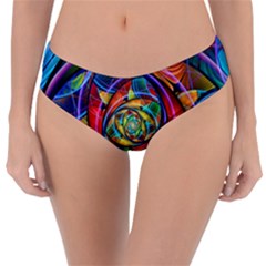 Eye Of The Rainbow Reversible Classic Bikini Bottoms by WolfepawFractals