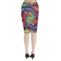 Eye of the Rainbow Midi Wrap Pencil Skirt View2