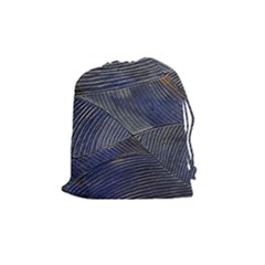 Textures Sea Blue Water Ocean Drawstring Pouches (medium)  by Nexatart