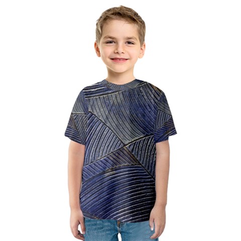 Textures Sea Blue Water Ocean Kids  Sport Mesh Tee by Nexatart