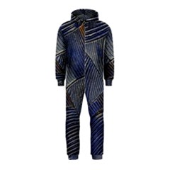 Textures Sea Blue Water Ocean Hooded Jumpsuit (kids) by Nexatart