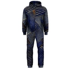 Textures Sea Blue Water Ocean Hooded Jumpsuit (men)  by Nexatart