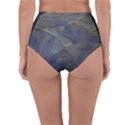 Textures Sea Blue Water Ocean Reversible High-Waist Bikini Bottoms View2