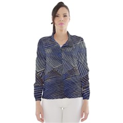 Textures Sea Blue Water Ocean Wind Breaker (women) by Nexatart