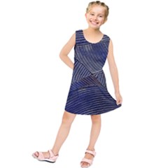 Textures Sea Blue Water Ocean Kids  Tunic Dress by Nexatart