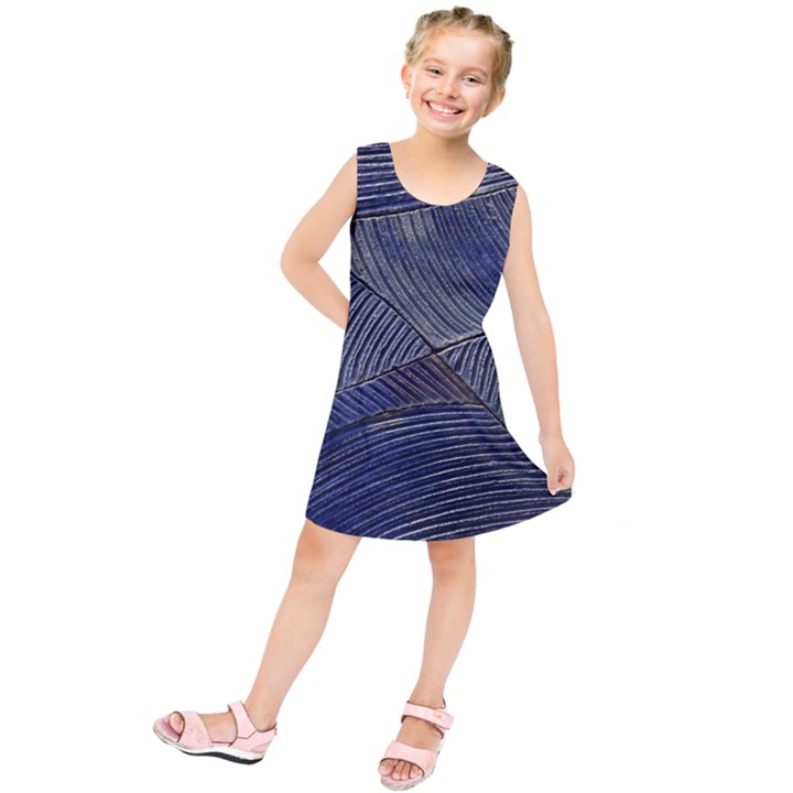 Textures Sea Blue Water Ocean Kids  Tunic Dress