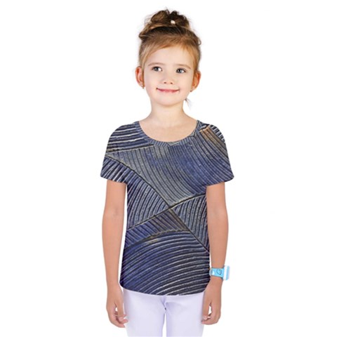 Textures Sea Blue Water Ocean Kids  One Piece Tee by Nexatart