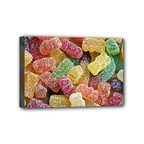 Jelly Beans Candy Sour Sweet Mini Canvas 6  X 4  by Nexatart