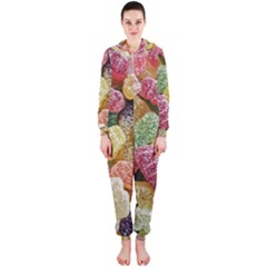 Jelly Beans Candy Sour Sweet Hooded Jumpsuit (ladies) 