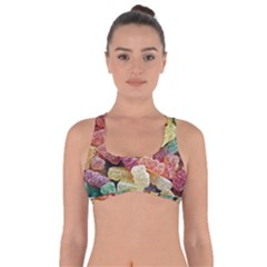 Jelly Beans Candy Sour Sweet Got No Strings Sports Bra by Nexatart