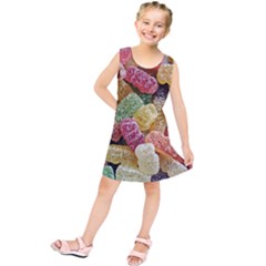 Jelly Beans Candy Sour Sweet Kids  Tunic Dress by Nexatart