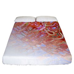 Effect Isolated Graphic Fitted Sheet (king Size) by Nexatart