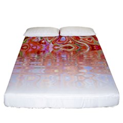 Effect Isolated Graphic Fitted Sheet (king Size) by Nexatart