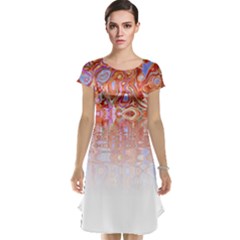 Effect Isolated Graphic Cap Sleeve Nightdress by Nexatart