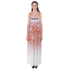 Effect Isolated Graphic Empire Waist Maxi Dress by Nexatart