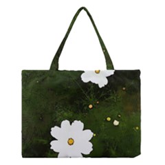 Daisies In Green Medium Tote Bag by DeneWestUK