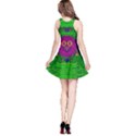 Summer Flower Girl With Pandas Dancing In The Green Reversible Sleeveless Dress View2