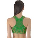 Summer Landscape In Green And Gold Sports Bra View2