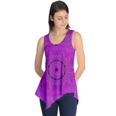 Purple Mandala Fashion Sleeveless Tunic by pepitasart