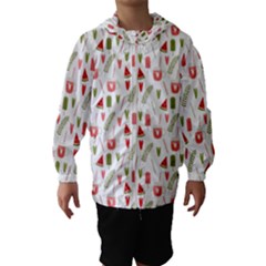 Watermelon Fruit Paterns Hooded Wind Breaker (kids)