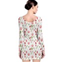 Watermelon fruit paterns Long Sleeve Velvet Bodycon Dress View2