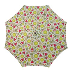 Summer Fruits Pattern Golf Umbrellas by TastefulDesigns