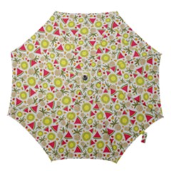 Summer Fruits Pattern Hook Handle Umbrellas (medium) by TastefulDesigns