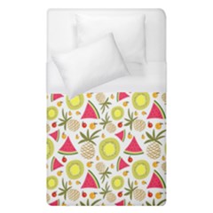 Summer Fruits Pattern Duvet Cover (single Size) by TastefulDesigns