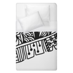 Feather Zentangle Duvet Cover (single Size) by CraftyLittleNodes