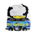 Dj Logo Transparent Drawstring Pouches (XXL) View1