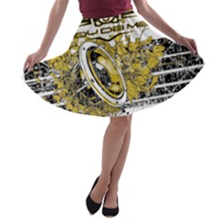 Andy Da Man A-line Skater Skirt by Acid909