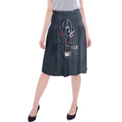 Andy Da Man 3d Dark Midi Beach Skirt by Acid909