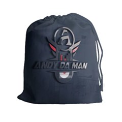 Andy Da Man 3d Dark Drawstring Pouches (xxl) by Acid909