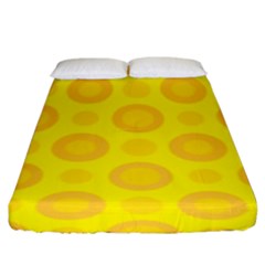 Cheese Background Fitted Sheet (king Size) by berwies