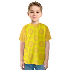 Cheese Background Kids  Sport Mesh Tee