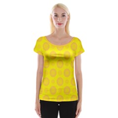 Cheese Background Women s Cap Sleeve Top by berwies