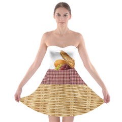 Picnic Dress Strapless Bra Top Dress by Samij0