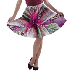 Flower Purple Haze A-line Skater Skirt by KAllan