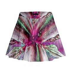 Flower Purple Haze Mini Flare Skirt by KAllan