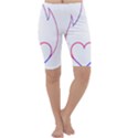 Heart Flame Logo Emblem Cropped Leggings  View1