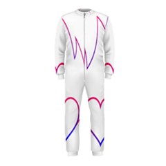 Heart Flame Logo Emblem Onepiece Jumpsuit (kids) by Nexatart