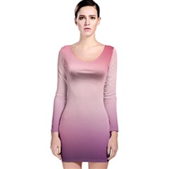 Background Blurry Template Pattern Long Sleeve Velvet Bodycon Dress by Nexatart