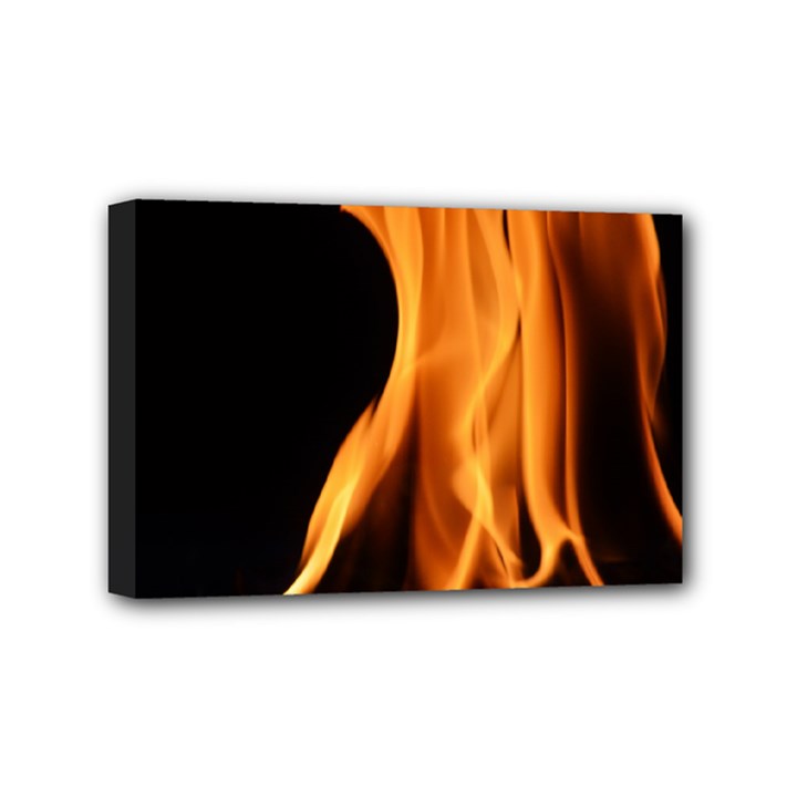 Fire Flame Pillar Of Fire Heat Mini Canvas 6  x 4 