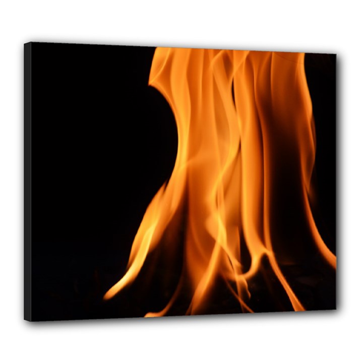 Fire Flame Pillar Of Fire Heat Canvas 24  x 20 