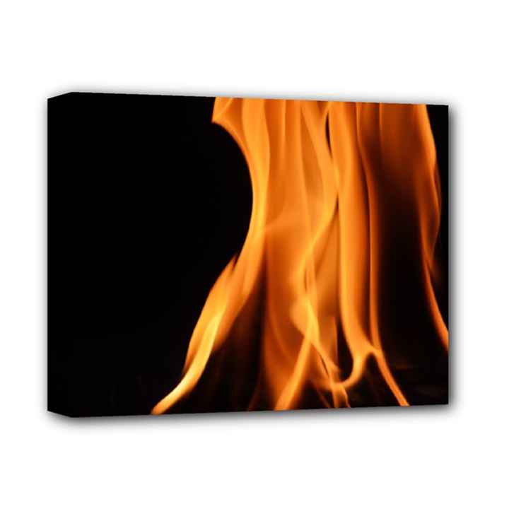 Fire Flame Pillar Of Fire Heat Deluxe Canvas 14  x 11 