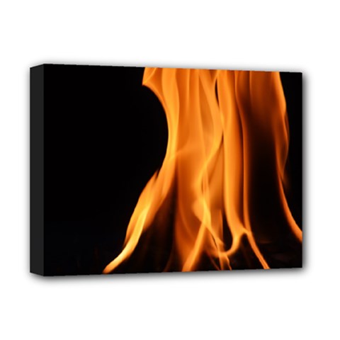 Fire Flame Pillar Of Fire Heat Deluxe Canvas 16  X 12   by Nexatart