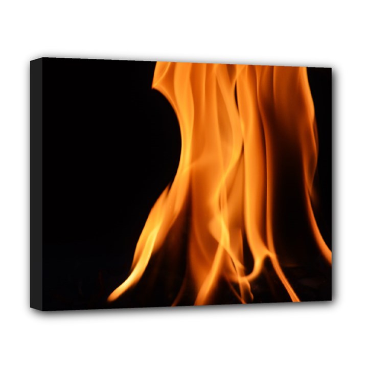 Fire Flame Pillar Of Fire Heat Deluxe Canvas 20  x 16  