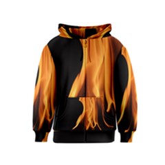 Fire Flame Pillar Of Fire Heat Kids  Zipper Hoodie by Nexatart